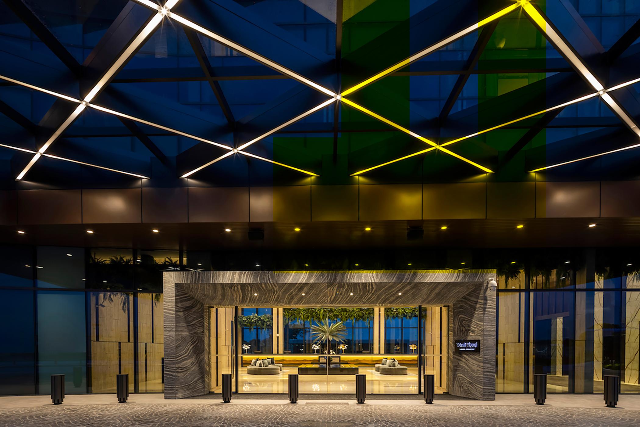 Dusit Thani Laguna Singapore Bagian luar foto The lobby of the hotel