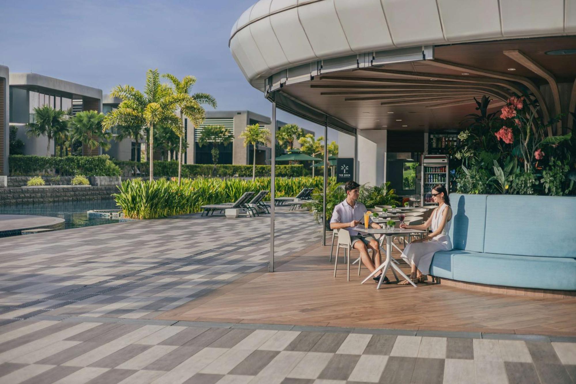 Dusit Thani Laguna Singapore Bagian luar foto The outdoor area of the hotel