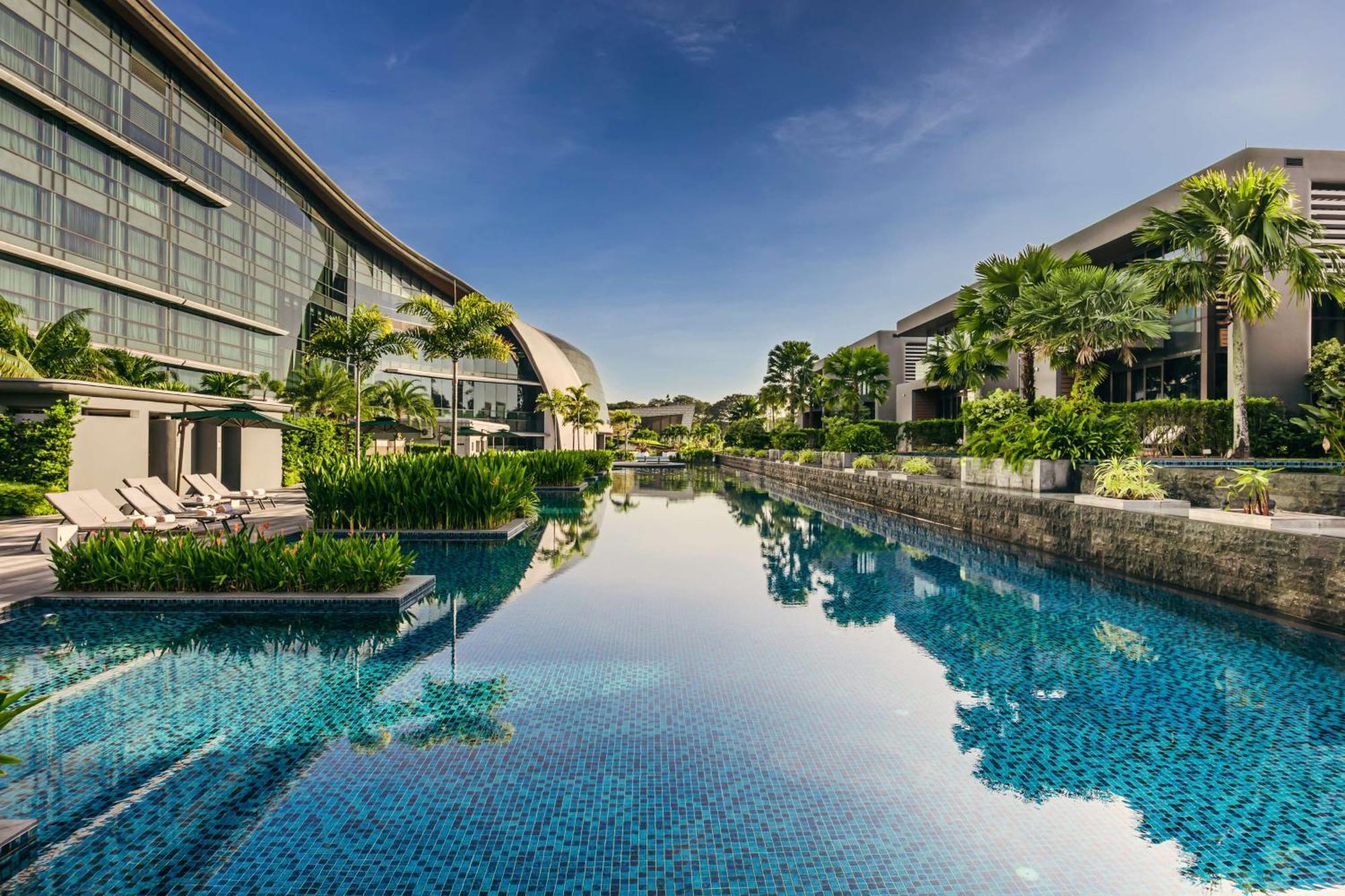 Dusit Thani Laguna Singapore Bagian luar foto The Cove
