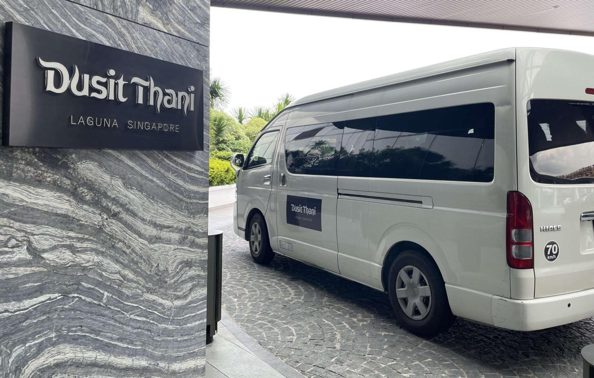 Dusit Thani Laguna Singapore Bagian luar foto Shuttle Bus